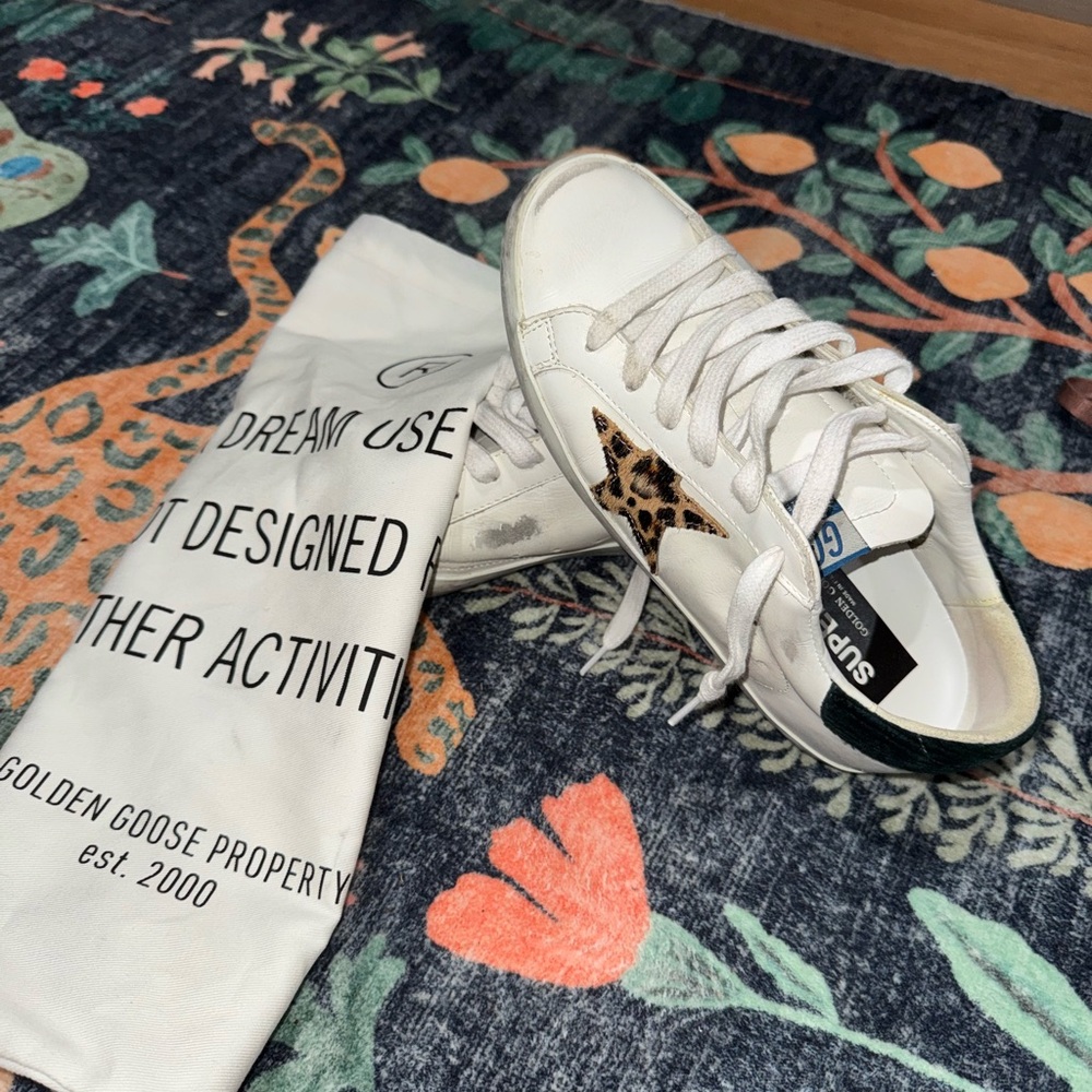 Womens Golden Goose Super Star sneakers. Size 37.